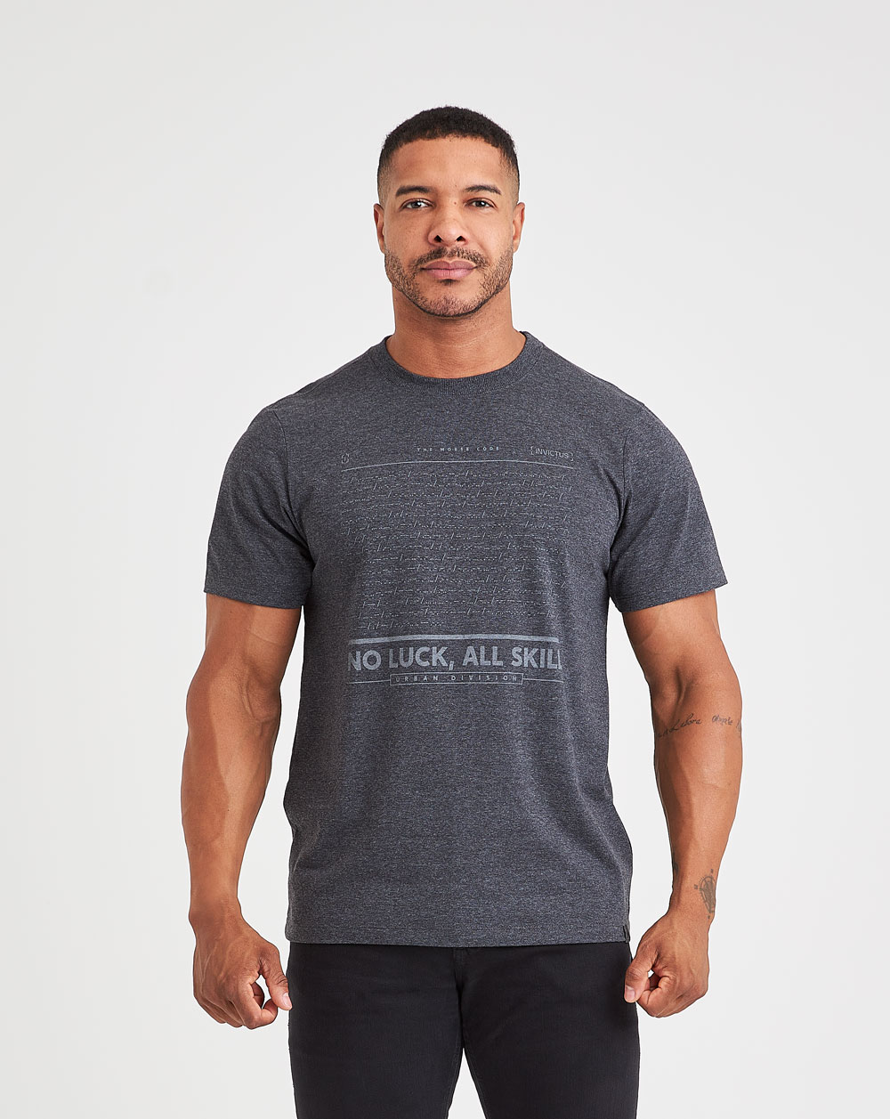T-SHIRT INVICTUS CONCEPT SKILL GRAFITE P