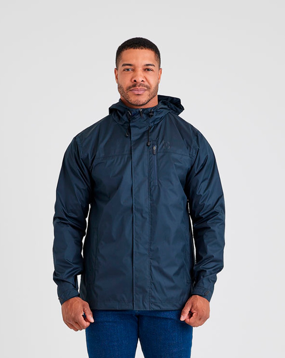 JAQUETA PARKA INVICTUS FUSION AZUL MARINHO G