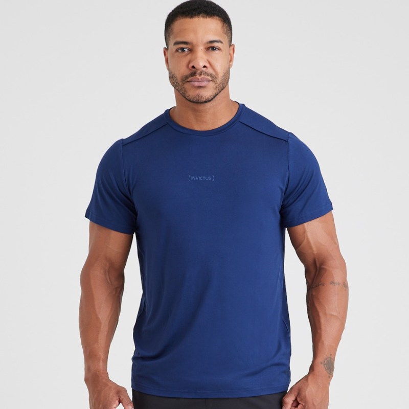CAMISETA TRAINING INVICTUS UP DOWN AZUL ESCURO G