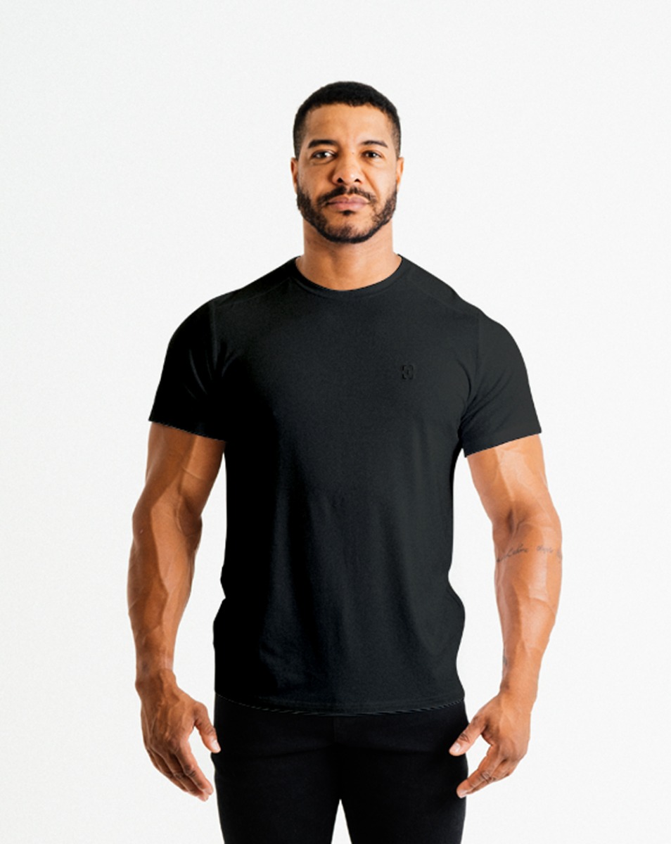 CAMISETA BASIC INVICTUS WALK PRETO P
