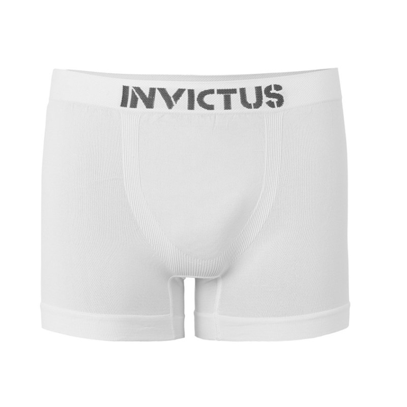 CUECA INVICTUS BOXER SEAMLESS BRANCA G