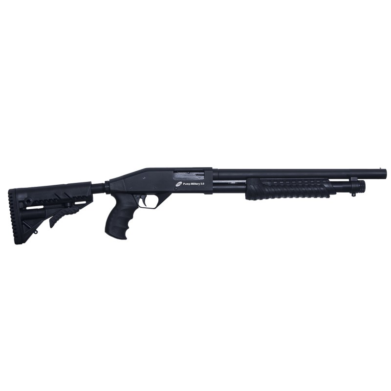ESPINGARDA PUMP CBC MILITARY 3.0 RT 12/16"