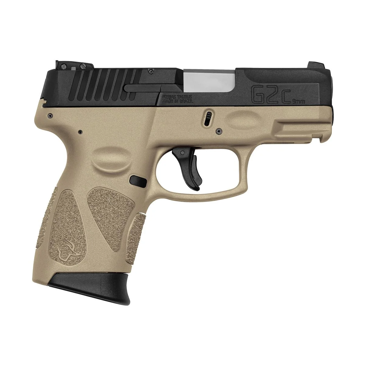 PISTOLA TAURUS .9MM G2C/12 CAFO - 736 - TAN